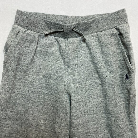 Polo Ralph Lauren Jogger Youth Boy's L Gray Sweatpants Fleece Pull On - Picture 1 of 9
